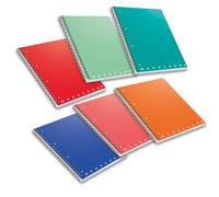 PIGNA - 02155605M - Quaderno spiralato Monocromo - A5 - 5 mm - s-fori - 70 fogli - 80 gr - Pigna - 97625 - Conf. da 5 Pz. - 02155605M