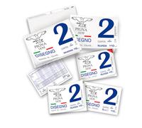 PIGNA - 0220019SG - Album Pigna2 - 33 x 48 cm - 4 angoli - 20 fogli - 110 gr - liscio squadrato - Pigna - 67598 - Conf. da 10 Pz. - 0220019SG