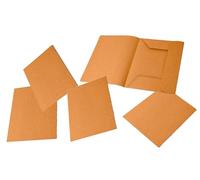 Pigna 0221802AR Cartella 3 Lembi senza Stampa , Colore ARANCIO, 50 Pezzi