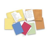 Pigna 0221802RO Cartella 3 Lembi senza Stampa, Confezione 50 pz, colore Rosso -