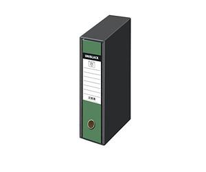 Pigna 0223324As Registratore Dorso D8 con Custodia Uniblack