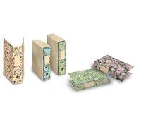 Registratore a leva Nature Flowers - protocollo - dorso 8cm - Pigna