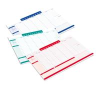 PIGNA - 023266300 - Desk planner Monocromo - da scrivania - 42 x 29,5 cm - colori assortiti - Pigna - 97620 - Conf. da 3 Pz. - 023266300
