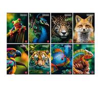 PIGNA - 023337110 - Maxiquaderno Animal - A4 - 10 mm - 42 fogli - 80 gr - Pigna - 99874 - Conf. da 10 Pz.