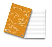 Pigna 02156210C Protocollo in Risma 1 Confezione da 200 Fogli