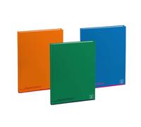 Pigna, Maxi Quaderno con copertina cartonata Pigna Colours, interno 0B, righe terza elementare, 80 g/m², Copertine Assortite,21x29,7 cm, Confezione da 3