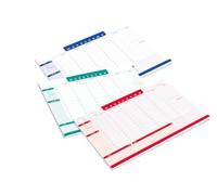 Pigna - 3 pezzi, sottomano, desk planner MONOCROMO | Il contenuto del pacco è assortito in modo casuale e non garantisce la presenza di tutti i soggetti e/o colori raffigurati