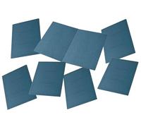Pigna, 50 Cartelle per atti Semplici senza lembi con Stampa, Linea Eco, 24,5x34,5 cm, 180 g/mq, Colore Azzurro