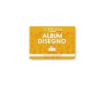 Pigna, Album Disegna Kids, 32 Fogli, 17x24 cm, Rilegatura Punto Metallico, 110 g/m², interno quadrettato 5mm., 15