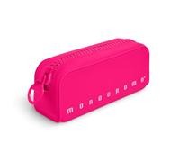 Pigna, Astuccio Bustina in morbido Silicone, Monocromo FLUO con zippona, Colore Rosa,Confezione 1 pezzo