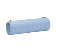 Pigna Monocromo, Astuccio, Portapenne formato Tombolino in Silicone, Azzurro Pastel