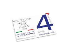 PIGNA - 0220025SG - Blocco Pigna4 - 330x480mm - 4 angoli - 20fg - 200gr - liscio squadrato - Pigna - 67604 - Conf. da 1 Pz. - 0220025SG