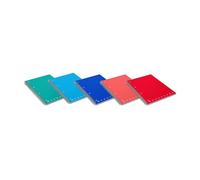 Blocco MONOCROMO con spirale in metallo PIGNA - A4 - 5 mm - 100 Fg. (5 Pz)