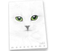 Pigna, Maxi Quaderno Monocromo Black, A4, carta interna 100 g/m², pagine 72, Copertina in Cartoncino con trattamenti lucido/opachi, interno 0C, righe con margine, Soggetti Assortiti, 10 Pezzi