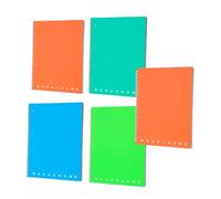 Pigna, Blocco Quaderno spiralato MONOCROMO FLUO, formato A4 21x29.7 cm., con Doppia Copertina, Fori e Microperforazione, alta fogliazione 70 Fogli, carta 80g/m², interno 5M, quadretti 5 mm., 5