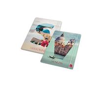 Pigna Cartella 3 Lembi dorso 1,2; Dream Cities, Conf. 6 pezzi - NUOVO