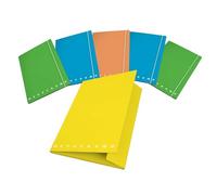 Pigna, Cartella portadocumenti con elastico MONOCROMO FLUO, dorso 1,2 cm, formato 26x35,5 cm, pacco da 6 pezzi