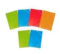 Pigna, Cartella portadocumenti con elastico MONOCROMO PPL con elastico, dorso 1,2, formato 26x35,5 cm., pacco da 6 pezzi