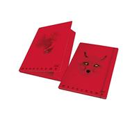 Pigna, Cartella portadocumenti con elastico MONOCROMO RED, dorso 1,2, formato 26x35,5 cm., pacco da 6 pezzi