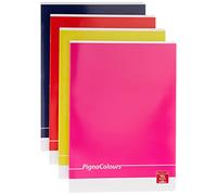 Pigna Colours 02298860B, Quaderno formato A4, Rigatura 0B, righe per 3° elementare, Carta 80g/mq, Pacco da 10 Pezzi