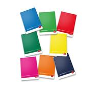 Pigna Colours 02298860Q, Quaderno formato A4, Rigatura 0Q, quadretti 5 mm con margine per 2° e 3° elementare, Carta 80g/mq, Pacco da 10 Pezzi