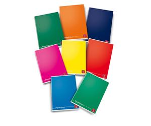 Pigna Colours - Conf. 10 Quaderni A5 , colori assortiti , 4M , quaderni a quadre