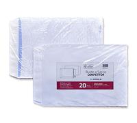 Pigna Competitor Pk0099068 Buste a Sacco Piatto Strip, F.To 250 X 353 in Carta Uso Mano Fsc 80 G, Pak. 20, Bianco