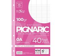 Pigna - Conf. 40 Ricambi A4,carta 100 gr,0A