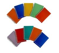 Pigna Quaderno Midi Spiralato Monocromo – interno 5M, quadretto 5 mm, carta 80 g, 10x15 cm, conf. 10