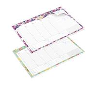 Pigna, Desk Planner NATURE FLOWERS, calendario da scrivania settimanale, 2 pezzi