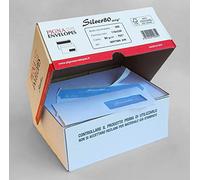 Pigna Envelopes 374473 Silver Strip B0097584 500 Buste Commerciale, F.To 110 x 230 in Carta Uso Mano Fsc 80 g con Finestra 40 x 100