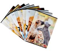 Pigna Max 02307695M, Maxi Quaderni A4 Dolci Cuccioli, Quadretti 5 Mm, Confezione Da 10 Pezzi, Multicolore