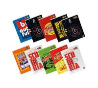 Pigna Maxi Quaderni BBurago, Confezione da 10, Formato A4, Copertina Trattata, Carta 80g FSC, Edizione Esclusiva Collezione Bburago, 1R, Righe per Medie e Superiori