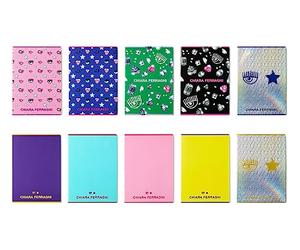 Pigna Maxi Quaderni Chiara Ferragni x, f.to A4, Confezione 10 pezzi, mix fantasy (rigatura 5M)