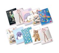 Pigna, Maxi Quaderno Assortimento Bimba, f.to A4 21x29,7 cm., pagine 80 + risguardo, carta 80 g/m², interno 0C, Righe con Margine, Copertine Assortite, 10 pezzi