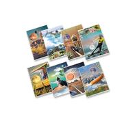 Pigna, Maxi Quaderno Dream Sport, f.to A4 21x29,7 cm., pagine 80 + risguardo, carta 80 g/m², interno 1R, Righe per Medie e Superiori, Copertine Assortite, 10 pezzi