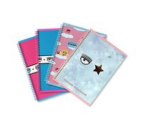 Pigna Maxi Quaderno Skip Chiara Ferragni, Formato A4 , Confezione da 4 pezzi