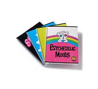 Pigna Maxi quaderno spiralato Barrow by, f.to A4, Assortimento 4 soggetti, Confezione 4 quaderni, multicolore