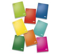 Pigna Monocromo 02217800A, Quaderno formato A4, Rigatura 0A, righe per 1° e 2° elementare, Carta 100g/mq, Pacco da 10 Pezzi