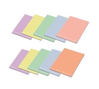 Pigna Confezione 10 quaderni Monocromo Pastel A4 quadretti 5 mm punto metallico
