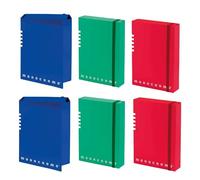 Pigna Cartella portaprogetti MONOCROMO con elastico, dorso 3 cm – 6 pz colori assortiti