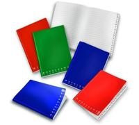 Pigna Monocromo Rubrica, Confezione da 10 Pezzi, Multicolore, A5