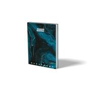 Pigna MONOCROMO SINS - Diario Agenda 16 mesi, data libera BLU E NERO