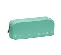 Pigna, Bustina trousse in morbido Silicone, Monocromo Pastel, 20x6x7.5 cm, Colore Verde delicato, Confezionato singolarmente