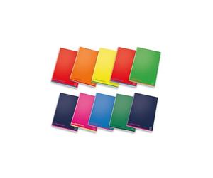 Pigna, Quaderni A5 PignaColours, interno 0A, righe 1A e 2A Elementare, carta 80 g, Copertine Assortite, 10