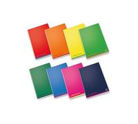 Pigna Colours 02136410B - Quaderni a righe, 0B terza elementare, Colori assortiti, Formato A5 (15 x 21 cm), Confezione da 10