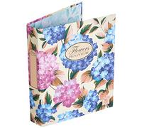 Pigna, Raccoglitore con anelli f.to A4 Nature Flowers A5, raccoglitori 4 anelli, Design Floreale, organizzazione Documenti, Formato 18,5x22 cm., 5 pezzi