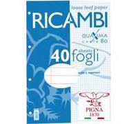 Pigna - Ricambi Forati A5 1Rigo C/Marg. 80Gr Quaxima 40Fg 80Gr Pigna - Confezione_1