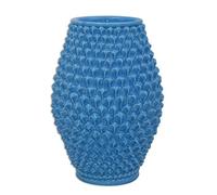 Pigna Siciliana Vaso botte Fiori in Ceramica Artigianale Soprammobile turchese +