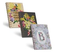Pigna x Bridgerton,Confezione da 3 Quaderni spiralati,alta fogliazione,interno 1R,righe